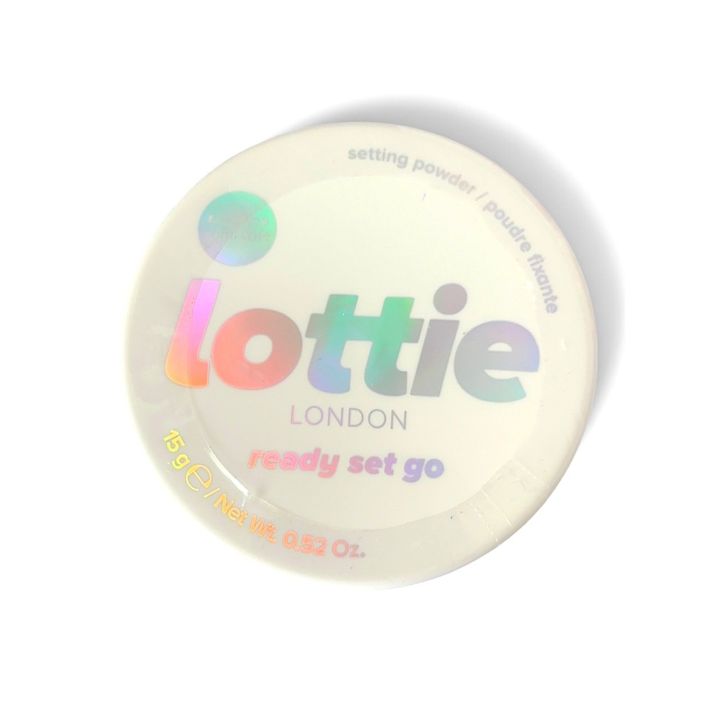 Lottie London Ready Set Go Setting Powder True Translucent 15g Talc Free Vegan